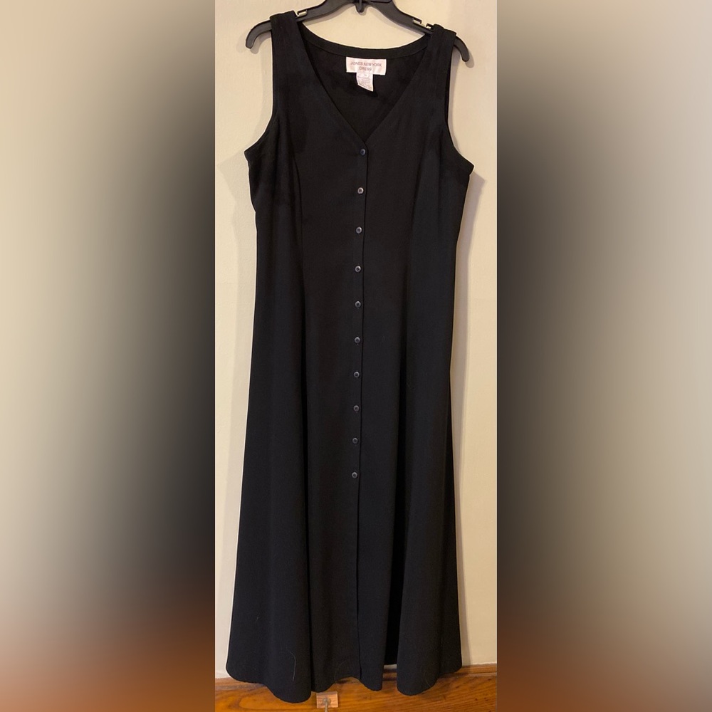 Jones New York Black midi dress, size 14